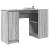 Grauer Schreibtisch Gustie 120x42x76cm (Holz)