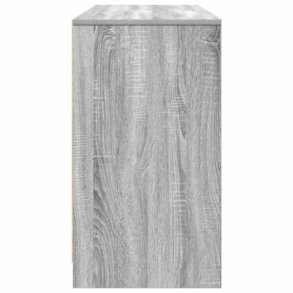 Grauer Schreibtisch Gustie 120x42x76cm (Holz)