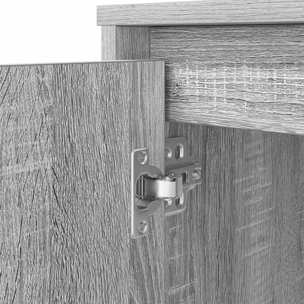 Grauer Schreibtisch Gustie 120x42x76cm (Holz)