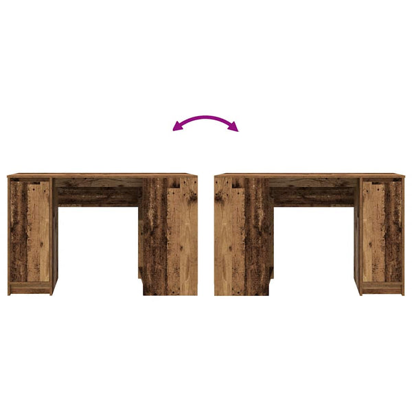 Alter Holzschreibtisch Gustie 120x42x76cm (Holz)