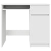 Weißer Schreibtisch Tirpu 86x49x76cm (Holz)