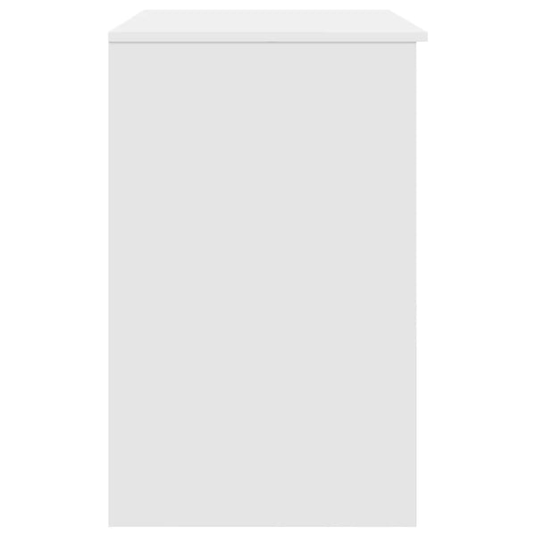 Weißer Schreibtisch Tirpu 86x49x76cm (Holz)