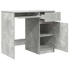 Betongrauer Schreibtisch Tirpu 86x49x76cm (Holz)