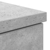 Betongrauer Schreibtisch Tirpu 86x49x76cm (Holz)