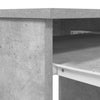 Betongrauer Schreibtisch Tirpu 86x49x76cm (Holz)