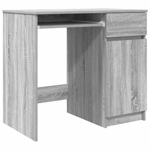 Grauer Schreibtisch Tirpu 86x49x76cm (Holz)