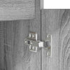 Grauer Schreibtisch Tirpu 86x49x76cm (Holz)