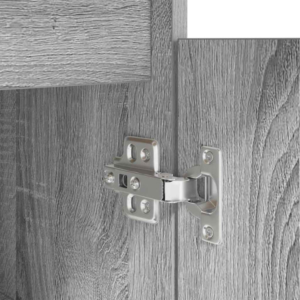 Grauer Schreibtisch Tirpu 86x49x76cm (Holz)