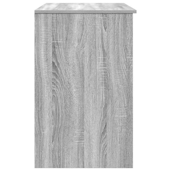 Grauer Schreibtisch Tirpu 86x49x76cm (Holz)