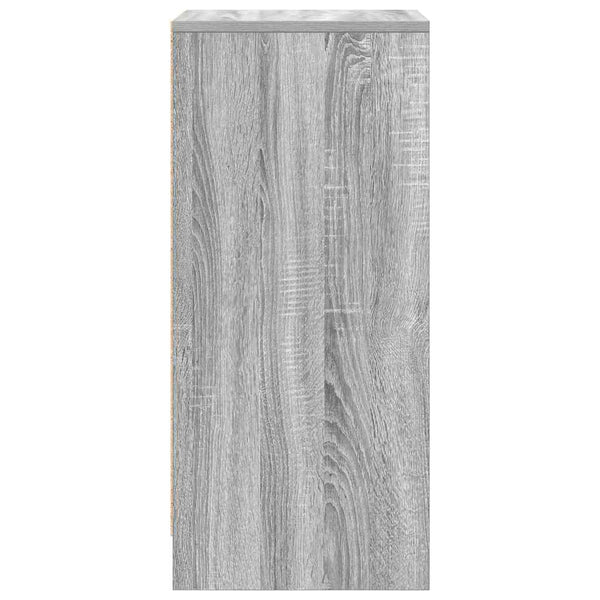 Grauer Schuhschrank Aladgeam 29,5x34x76cm (Holz)