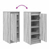 Grauer Schuhschrank Aladgeam 29,5x34x76cm (Holz)