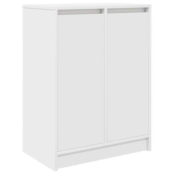 Weißer Schuhschrank Cmerata 57x34x76cm (Holz)