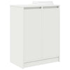 Weißer Schuhschrank Cmerata 57x34x76cm (Holz)
