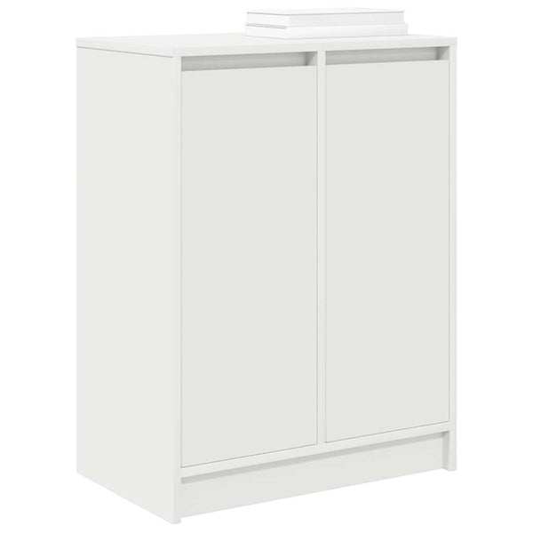 Weißer Schuhschrank Cmerata 57x34x76cm (Holz)