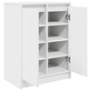 Weißer Schuhschrank Cmerata 57x34x76cm (Holz)