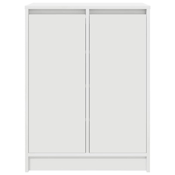 Weißer Schuhschrank Cmerata 57x34x76cm (Holz)