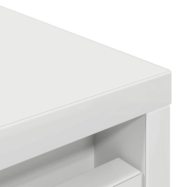 Weißer Schuhschrank Cmerata 57x34x76cm (Holz)