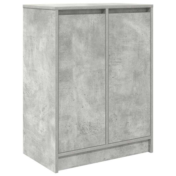 Schuhschrank, zementgrau, Cmerata, 57x34x76cm (Holz)