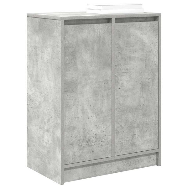 Schuhschrank, zementgrau, Cmerata, 57x34x76cm (Holz)