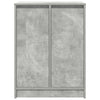 Schuhschrank, zementgrau, Cmerata, 57x34x76cm (Holz)