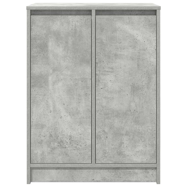 Schuhschrank, zementgrau, Cmerata, 57x34x76cm (Holz)