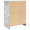 Schuhschrank, zementgrau, Cmerata, 57x34x76cm (Holz)