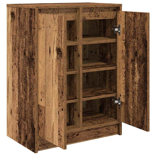 Alter Schuhschrank aus Holz Cmerata 57x34x76cm (Spanplatte)