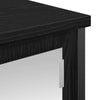 Waschtisch-Hängeschrank aus schwarzer Eiche mit Spiegel Lentica 60x21x60cm