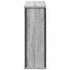 Spiegelgrauer Bad-Wandschrank Rodolfo 60x21x60cm (Sonoma)