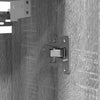 Spiegelgrauer Bad-Wandschrank Rodolfo 60x21x60cm (Sonoma)