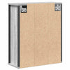 Spiegelgrauer Badezimmer-Wandschrank Monori 50x21x60cm (Sonoma)
