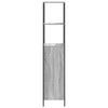 Grauer Sonoma-Badezimmerschrank mit Regalen Tessie 36x35x165cm