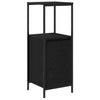 Waschtischunterschrank aus schwarzer Eiche mit Regal Patrauta 36x35x95cm