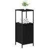 Waschtischunterschrank aus schwarzer Eiche mit Regal Patrauta 36x35x95cm