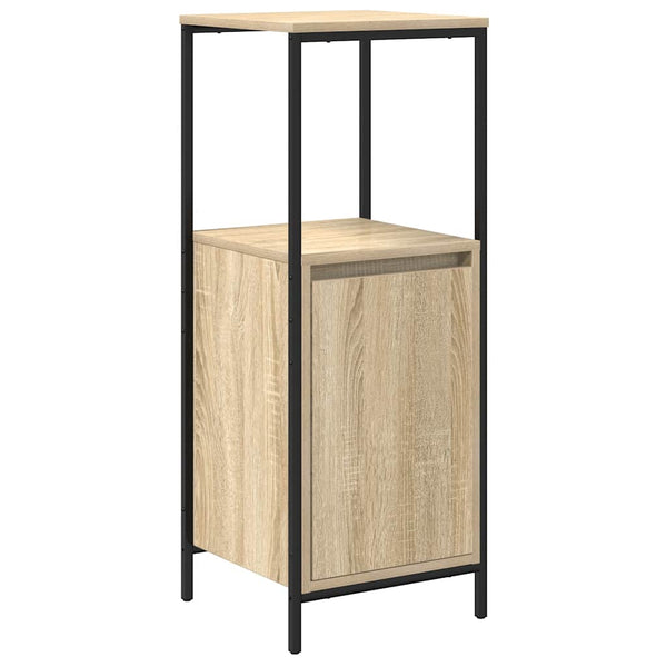 Sonoma-Eiche Badschrank mit Regalen Akhtar 36x35x95cm