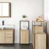Sonoma-Eiche Badschrank mit Regalen Akhtar 36x35x95cm
