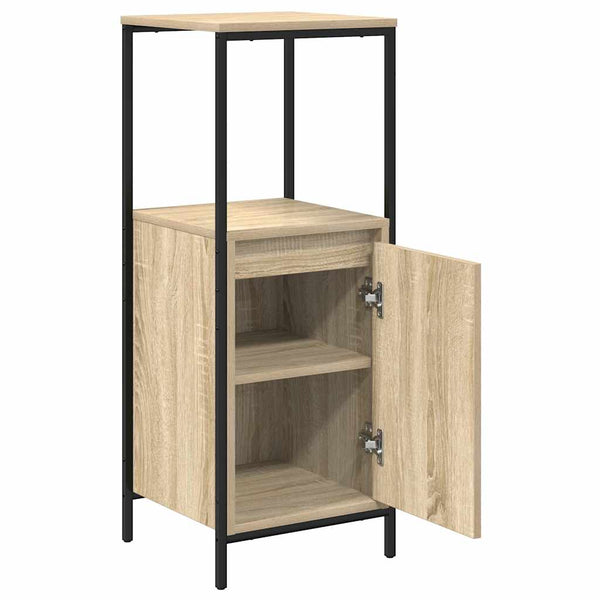 Sonoma-Eiche Badschrank mit Regalen Akhtar 36x35x95cm