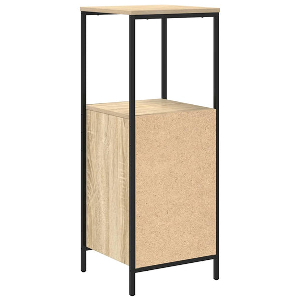Sonoma-Eiche Badschrank mit Regalen Akhtar 36x35x95cm