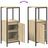 Sonoma-Eiche Badschrank mit Regalen Akhtar 36x35x95cm