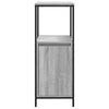 Grauer Sonoma-Badschrank mit Regalen Sarahi 36x35x95cm