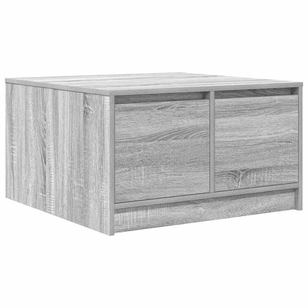 Grauer Couchtisch mit Schubladen Agrifin 70,5x70x40cm (Sonoma)