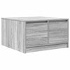 Grauer Couchtisch mit Schubladen Agrifin 70,5x70x40cm (Sonoma)