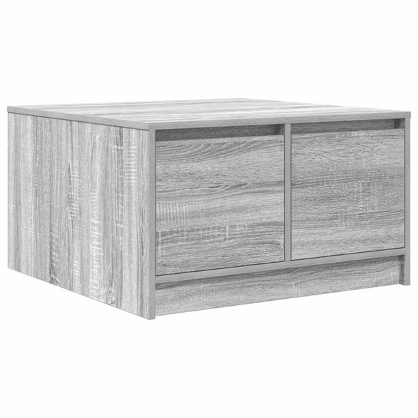 Grauer Couchtisch mit Schubladen Agrifin 70,5x70x40cm (Sonoma)