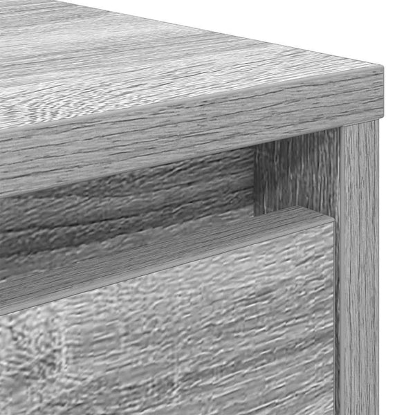 Grauer Couchtisch mit Schubladen Agrifin 70,5x70x40cm (Sonoma)