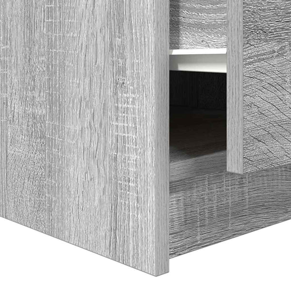 Grauer Couchtisch mit Schubladen Agrifin 70,5x70x40cm (Sonoma)