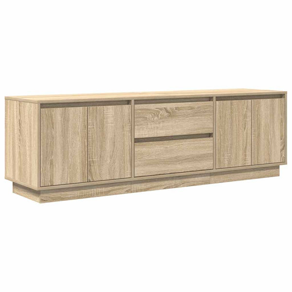 Sonoma tammi tv-taso led-valoilla Kiersten 160,5x41x50cm