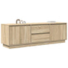Sonoma tammi tv-taso led-valoilla Kiersten 160,5x41x50cm