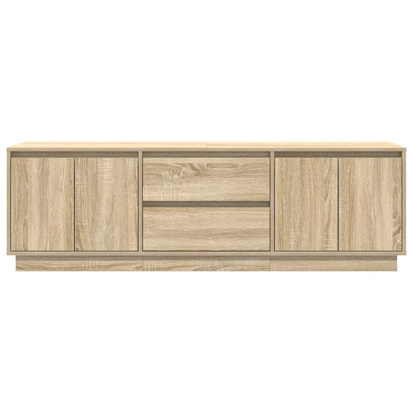 Sonoma tammi tv-taso led-valoilla Kiersten 160,5x41x50cm
