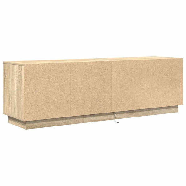 Sonoma tammi tv-taso led-valoilla Kiersten 160,5x41x50cm