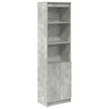Betongrauer Schrank Haden 50x35x180cm (Holz)